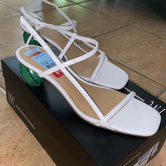 BRAND NEW!! White INC heels. Never used - Picture 3 of 4